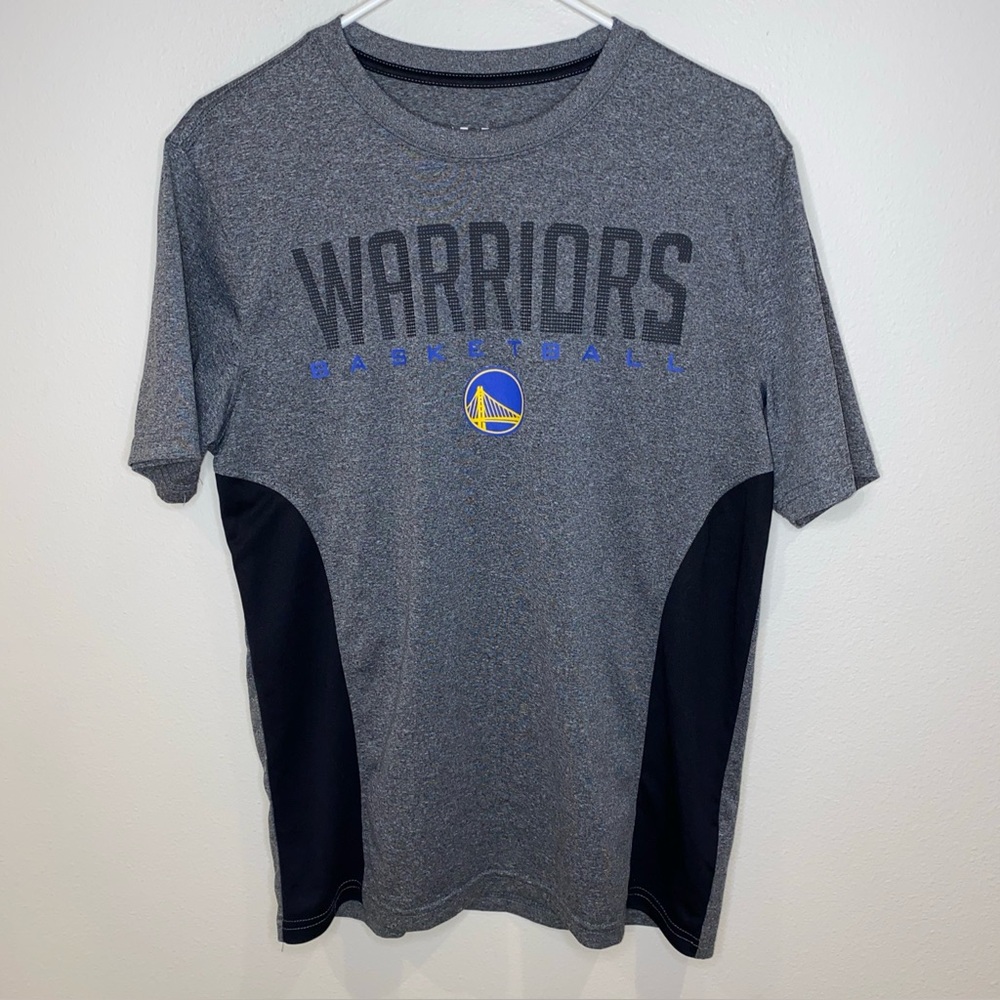 Golden State Warriors‎ Ultra Game Short Sleeve Shirt Men’s M Black & Grey NBA